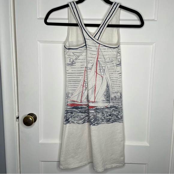 Ralph Lauren Girl’s Tank Dress RL Sailing Team Red, White, and Blue Print M 8-10 - Picture 2 of 11